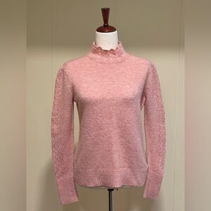 Cynthia Rowley Mock Neck Sweater Pink Size M